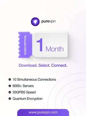 PureVPN (10 Devices, 1 Month) - PureVPN Key