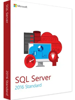 Microsoft SQL Server 2016 Standard (PC) - Microsoft Key