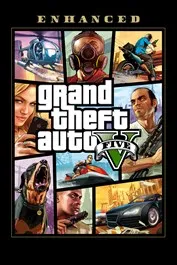 Grand Theft Auto V Enchanced + Great White Shark Card Bundle
