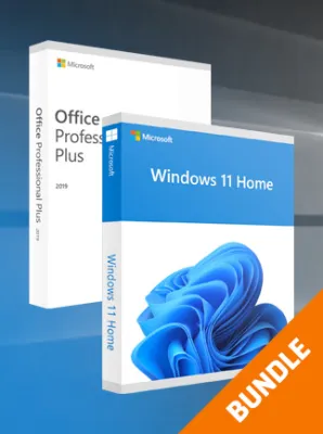 Microsoft Windows 11 Home & Microsoft Office Professional 2019 Plus - Microsoft Key