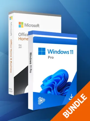 Microsoft Windows 11 Home & Microsoft Office Home & Business 2021 (Mac) bundle - Microsoft Key