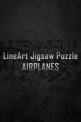 LineArt Jigsaw Puzzle - Airplanes