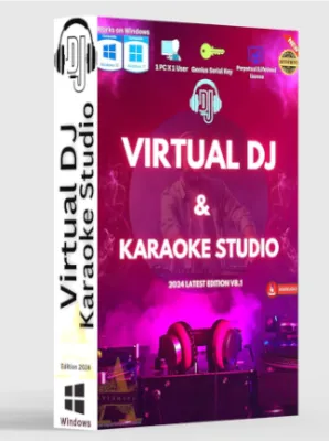 Virtual DJ and Karaoke Studio 7 (PC) (1 Device, Lifetime) - VirtualDj Key