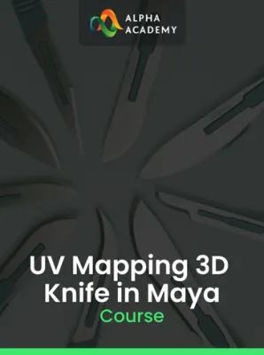 UV Mapping 3D Knife in Maya