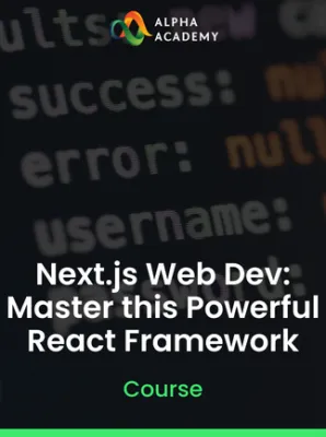 Next.js Web Dev: Master this Powerful React Framework