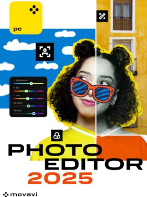 Movavi Photo Editor 2025 (PC) (1 Device, 1 Year) - Movavi Key