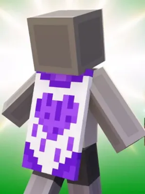Minecraft Java & Bedrock Edition - Purple Heart Cape (Xbox Series X/S, PC)