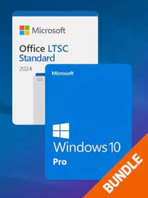 Windows 10 Pro & Office 2024 LTSC Standard Bundle (PC)