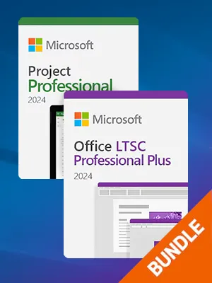 Project 2024 Pro LTSC + Office 2024 LTSC Pro Plus Bundle PC) - Microsoft Key