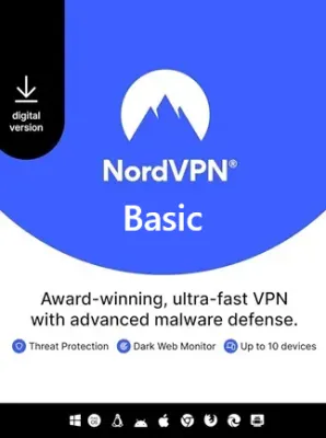 NordVPN Basic VPN Service (PC, Android, Mac, iOS)