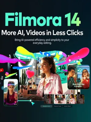 Wondershare Filmora 14 Video Editor ( for each OS) | For Team and Business (PC)