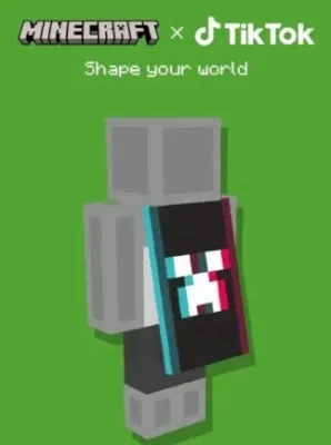 Minecraft - TikTok Cape