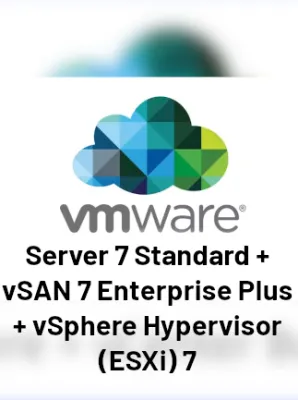 VMware vCenter Server 7 Standard + vSAN 7 Enterprise Plus + vSphere Hypervisor (ESXi) 7 (PC) - Broadcom