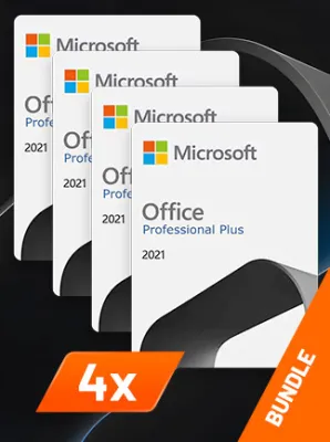 Office 2021 Professional Plus x4 Bundle (PC)