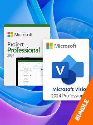 Microsoft Project 2024 Pro + Microsoft Visio Pack 2024 Pro Bundle (PC)