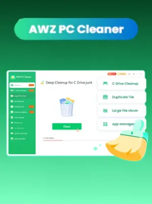 AWZ PC Cleaner (PC) (2 Devices, Lifetime) - AWZ Key