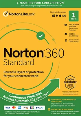 Norton 360 Standard 10GB - Non