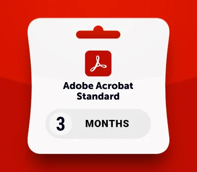 Adobe Acrobat Standard - Subscription Key RoW