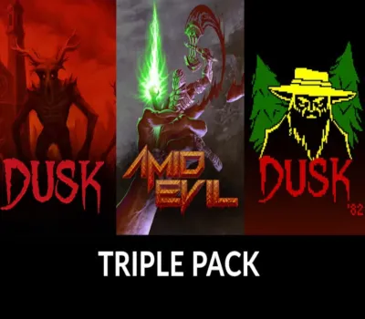DUSK & AMID EVIL & DUSK '82 Ultimate Edition Triple Pack Bundle PC Steam CD Key