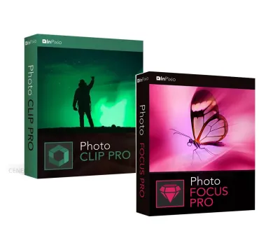 InPixio Photo Clip 9 Professional + Photo Focus 4 Pro Bundle