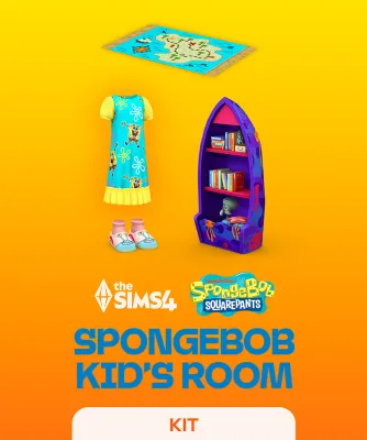 The Sims 4 SpongeBob Kid's Room Kit (DLC)