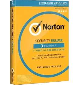 Norton Security Deluxe | licenza annuale | sempre gli ultimi aggiornamenti