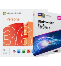Microsoft 365 Personal + Bitdefender Total Security