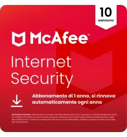 McAfee Internet Security - 10 Installazioni