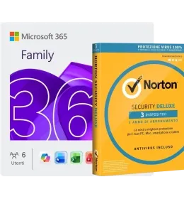 Microsoft 365 Family + Norton Security Deluxe