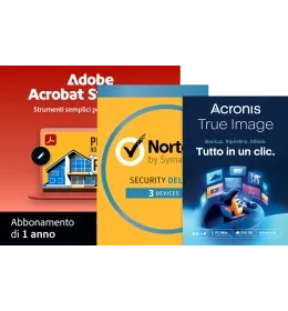 Adobe Acrobat Standard DC | Con Norton Security e Acronis True Image