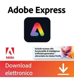 Adobe Express Premium | Windows, Mac, Android e iOS | 100 GB di archiviazione cloud