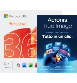 Microsoft 365 Personal | 1 utente | Con Acronis True Image Essentials