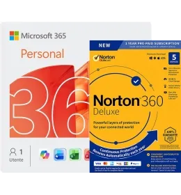 Microsoft 365 Personal con Norton 360 Deluxe
