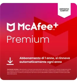 McAfee+ Premium Individual | Dispositivi illimitati | Nuovo (McAfee Plus Premium)