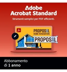 Adobe Acrobat Standard Multilingua | 1Utente