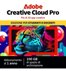 Adobe Creative Cloud Pro Studenti | 2 installazioni | Windows e Mac