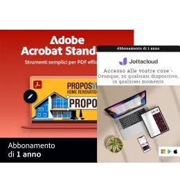 Adobe Acrobat Standard + Jottacloud Personal Unlimited | 1 Utente