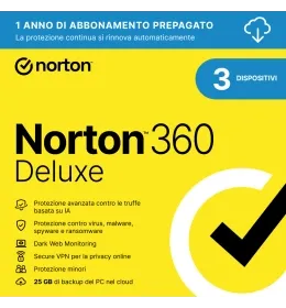 Norton 360 Deluxe + Jottacloud Personal Unlimited | archiviazione cloud illimitata