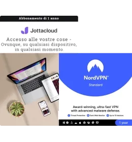 Jottacloud Personal Unlimited | 1 utente | Archiviazione cloud illimitato + GRATIS NordVPN