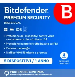 Bitdefender Premium Security | Windows | Mac | Android | iOS