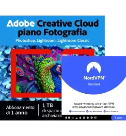 Adobe Photography Plan | 2 Installazioni | Licenza annuale | L'ultima versione