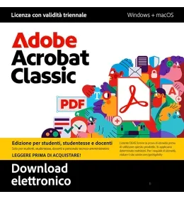 Adobe Acrobat Classic student &amp; teacher edition | 1 utente | Windows &amp; macOS