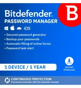 Bitdefender Password Manager 2026 | Rinnovo automatico