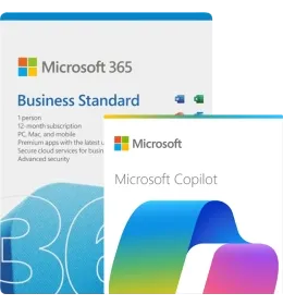 Microsoft 365 Business Standard + Copilot Business | Abbonamento annuale | 1 utente