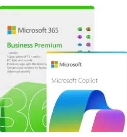 Microsoft 365 Business Premium + Copilot Business | Abbonamento annuale | 1 utente
