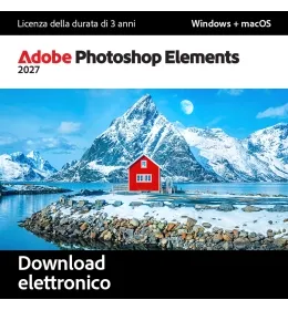 Adobe Photoshop Elements 2027 | Successore di Adobe Photoshop Elements 2026 | per Windows &amp; macOS