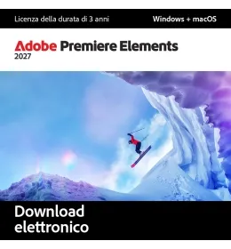 Adobe Premiere Elements 2027 | Successore di Adobe Premiere Elements 2026 | per Windows &amp; macOS