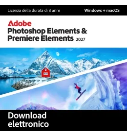 Adobe Photoshop Elements &amp; Premiere Elements 2027 per Windows &amp; macOS
