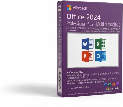 Microsoft Office 2024 Professional Plus Multi Dispositivo - Attivazione Online