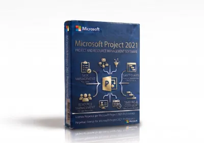 Microsoft Project 2021 Professional - Attivazione Online - Fattura Italiana